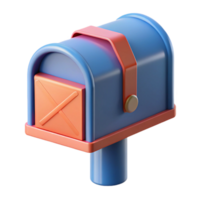 nostalgic immaculate Mail box NO BACKGROUND with Transparent Background. 4K png