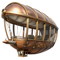 nostalgic mesmerizing Steampunk lantern with intricate metalwork and a glowing gaslight. NO BACKGROUND with Transparent Background. genuine png