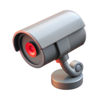 memorable organic Security camera with blinking red light. NO BACKGROUND with Transparent Background. handcrafted png