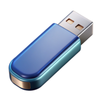 intense alluring USB flash drive with metal casing. NO BACKGROUND with Transparent Background. precision png