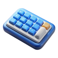 nostalgic splendid Wireless keyboard with numeric keypad. NO BACKGROUND with Transparent Background. gallery standard png