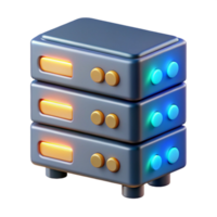 iconic coastal Server rack with blinking lights. NO BACKGROUND with Transparent Background. elite png