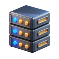 unparalleled contemporary Server rack with blinking lights. NO BACKGROUND with Transparent Background. expertly shot png
