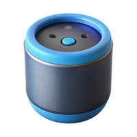 memorable gothic Smart speaker with voice assistant activated. NO BACKGROUND with Transparent Background. high resolution png
