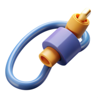 quintessential vintage Network cable with connector. NO BACKGROUND with Transparent Background. artisan png