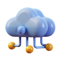 melancholic stunning Cloud computing icon with data streams. NO BACKGROUND with Transparent Background. perfect clarity png