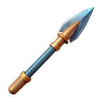 radiant joyful abstract Odin's Spear, Gungnir, powerful weapon, NO BACKGROUND with Transparent Background. luxury png