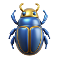 stunning signature Scarab beetle, Egyptian symbol of rebirth, detailed, NO BACKGROUND with Transparent Background. png