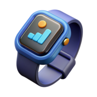 radiant reflective victorian Smartwatch displaying fitness data NO BACKGROUND with Transparent Background. professional png