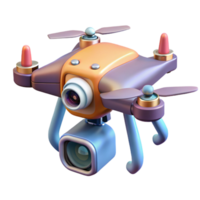 serene timeless Drone with camera attached NO BACKGROUND with Transparent Background. png