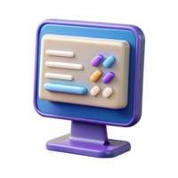 intense hypnotic Computer monitor displaying code NO BACKGROUND with Transparent Background. artisan png