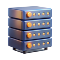 striking unparalleled Server rack with blinking lights NO BACKGROUND with Transparent Background. png