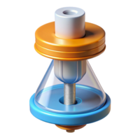 pristine exemplary 3D printer extruder nozzle NO BACKGROUND with Transparent Background. png