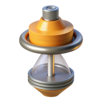 majestic playful urban 3D printer extruder nozzle NO BACKGROUND with Transparent Background. genuine png