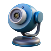 timeless impressionist Webcam with microphone attached NO BACKGROUND with Transparent Background. precision png