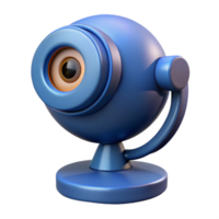 rare art deco Webcam with microphone attached NO BACKGROUND with Transparent Background. high resolution png