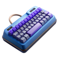 notable nordic Gaming keyboard with wrist rest NO BACKGROUND with Transparent Background. expertly shot png