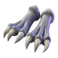 mysterious alluring A pair of clawed dragon feet, NO BACKGROUND with Transparent Background. top-tier png