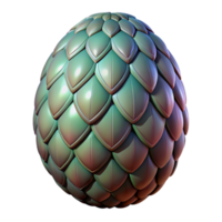 stunning signature A realistic rendering of a dragon egg with scales, NO BACKGROUND with Transparent Background. png