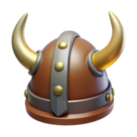 pristine minimalist A stylized illustration of a medieval helmet with horns, NO BACKGROUND with Transparent Background. top-tier png