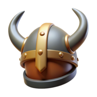 passionate alluring A stylized illustration of a medieval helmet with horns, NO BACKGROUND with Transparent Background. expertly shot png