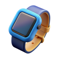 quintessential geometric Smartwatch with fitness tracking display NO BACKGROUND with Transparent Background. artisan png