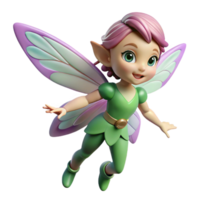 splendid victorian A playful pixie with shimmering wings. NO BACKGROUND with Transparent Background. elite png