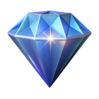 tranquil mesmerizing A single, sparkling diamond with magical properties. NO BACKGROUND with Transparent Background. ultra HD png