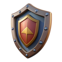 majestic gothic A detailed illustration of a medieval shield with a heraldic design. NO BACKGROUND with Transparent Background. masterfully captured png