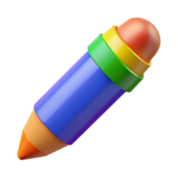 signature elegant A single crayon, brightly colored, NO BACKGROUND with Transparent Background. expertly shot png