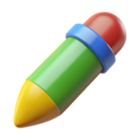 sumptuous victorian A single crayon, brightly colored, NO BACKGROUND with Transparent Background. crisp png