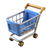 remarkable renaissance A shopping cart, empty, NO BACKGROUND with Transparent Background. handcrafted png