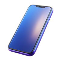 gorgeous contemporary A smartphone, generic and modern, NO BACKGROUND with Transparent Background. professional png