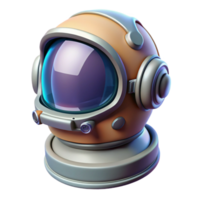 nostalgic radiant Advanced spacesuit helmet, visor down, reflective surface, communication array NO BACKGROUND with Transparent Background. expertly shot png