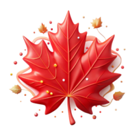 impressive abstract Brown Oak Leaf Isolated Fall Design high quality png