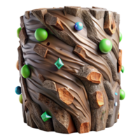 serene rustic Forest Bark Texture Cutout with Rough Surface high resolution png