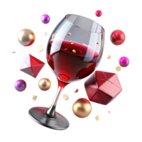 extraordinary artistic Glass of Wine Red Liquid Transparent high resolution png