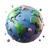 dramatic abstract Planet Earth From Space Isolated high resolution png