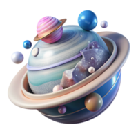 extraordinary contemporary Planet Atmosphere Layers Transparent Background with Gaseous Composition high quality png