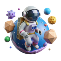 vibrant rustic Spacewalk Scene Isolated with Earth Backdrop exclusive png