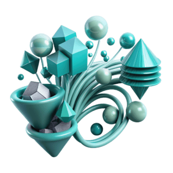 underbar minimalistisk kricka abstrakt data ström isolerat element med transparent bakgrund hög upplösning png