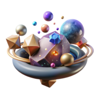 impressive artistic Universe Expansion Isolated with Redshift Effect original png