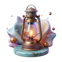 impressive abstract Vintage Light Lantern with Rustic Charm Isolated high quality png