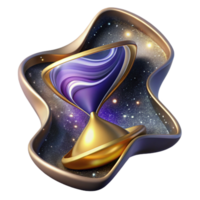 impressive minimalist Abstract Time Warp Effect with Distortion Cutout Element png