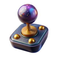 extraordinary vintage Arcade Game Joystick Top View Cutout high resolution png