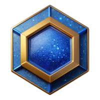 extraordinary abstract Blue Hexagon Pattern Isolated Element high resolution png