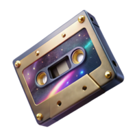 serene rustic Cassette Tape Isolated with Retro Design and Magnetic Tape genuine png
