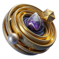 extraordinary traditional Distorted Circles Illusion Isolated with Fisheye Effect high quality png