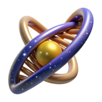 impressive artistic Dna Helix Rotating Side View Cutout Element authentic png