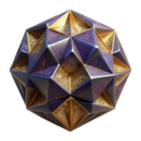 serene abstract Geometric Pattern Top View Isolated Cutout high quality png